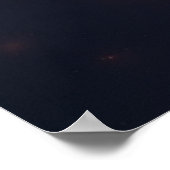 Geometrische Abstractie: Lichtgevende Kern Kunstwe Poster (Hoek)