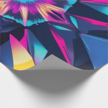 Geometrische abstractie van neon wikkelen