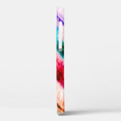 Geometrische achtergrond.  ontwerp. Shibori Text Case-Mate iPhone Case (Achterkant / Links)