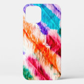 Geometrische achtergrond.  ontwerp. Shibori Text Case-Mate iPhone Case (Achterkant)
