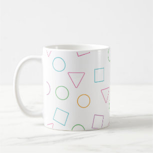 Geometrische Adventure koffie mok