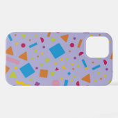 Geometrische afbeelding 3 iPhone hoesje (Achterkant horizontaal)