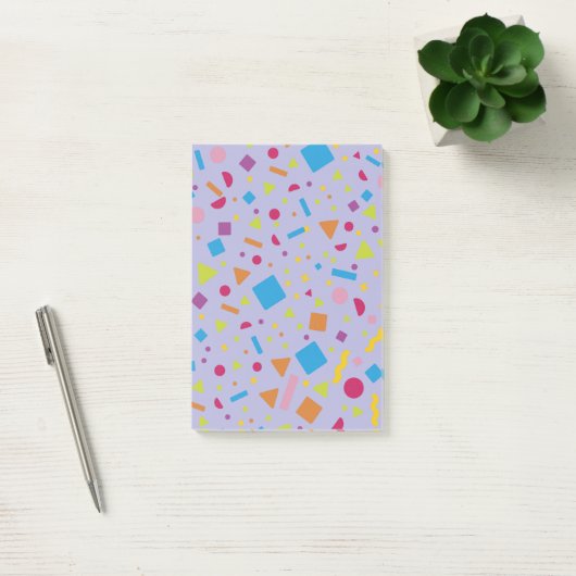 Geometrische afbeelding 3 post-it® notes (Kantoor)