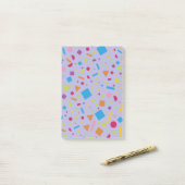 Geometrische afbeelding 3 post-it® notes (Op bureau)