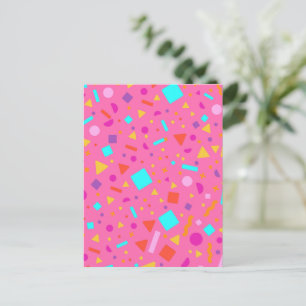 Geometrische afbeelding 4 feestdagenkaart