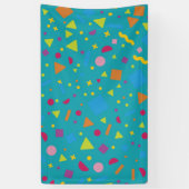 Geometrische afbeelding creëren 1 spandoek (Verticaal)