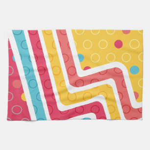 Geometrische afbeelding maken theedoek