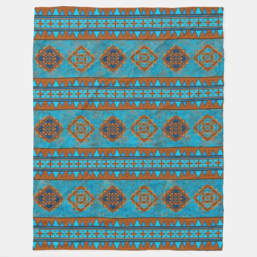 Geometrische afdruk van het zuidwestelijk gebergte fleece deken (Voorkant)