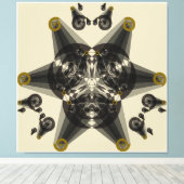 Geometrische afwijking canvas afdruk (Insitu (Houten vloer))