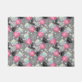 Geometrische anananas gestructureerd patroon deurmat (Voorkant)