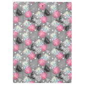 Geometrische anananas gestructureerd patroon klembord (Achterkant)