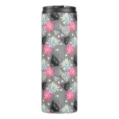 Geometrische anananas gestructureerd patroon thermosbeker (Achterkant)