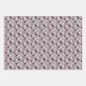 Geometrische anananas getextureerd patroon inpakpapier vel (Voorkant)