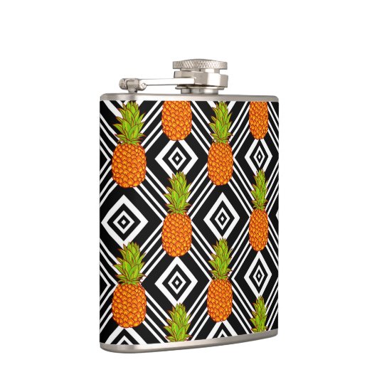 Geometrische anananas heupfles (Rechts)