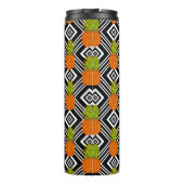 Geometrische anananas | Monogram Thermosbeker (Achterkant)