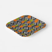 Geometrische anananas papieren bordje (Gebogen)