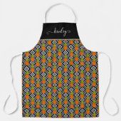 Geometrische anananas schort (Voorkant)