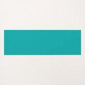 Geometrische aqua turquoise oefening yogamat (Achterkant (horizontaal))