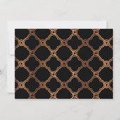  Geometrische Art Deco Gatsby Sla de datum op Save The Date (Achterkant)