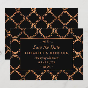  Geometrische Art Deco Gatsby Sla de datum op Save The Date