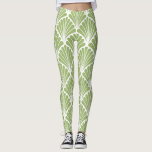 Geometrische Art Deco, naadloos patroon Leggings
