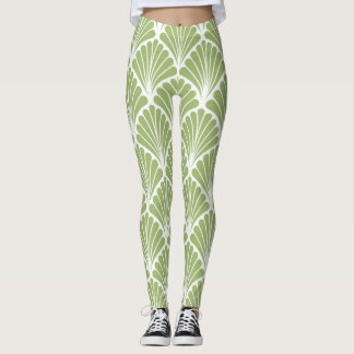 Geometrische Art Deco, naadloos patroon Leggings