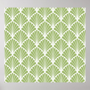 Geometrische Art Deco, naadloos patroon Poster