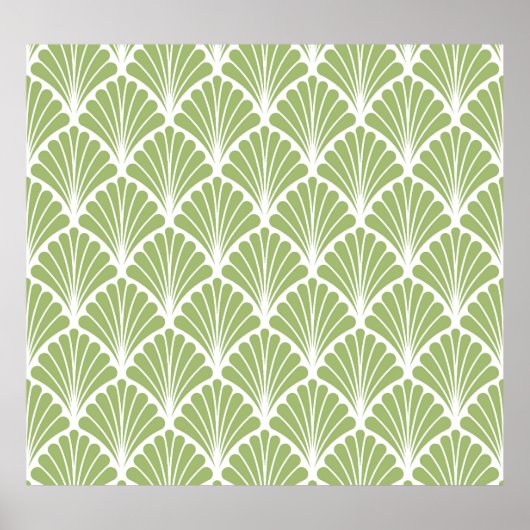 Geometrische Art Deco, naadloos patroon Poster (Voorkant)