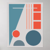 Geometrische Balans 1 Abstract ontwerp Poster (Voorkant)