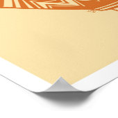 Geometrische ballon Fiesta Poster (Hoek)