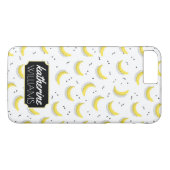 Geometrische bananen | Jouw namen toevoegen Case-Mate iPhone Case (Achterkant (Horizontaal))