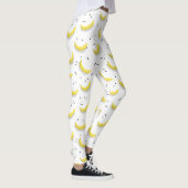 Geometrische bananen leggings (Rechts)
