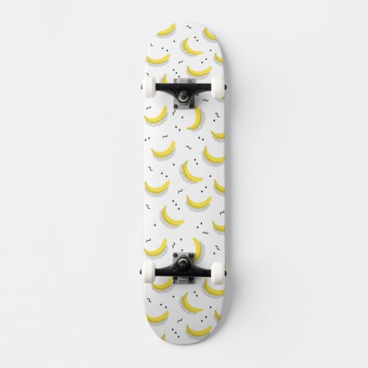 Geometrische bananen skateboard (Voorkant)