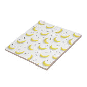 Geometrische bananen tegeltje (Zijkant)