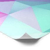 Geometrische barstPoster Poster (Hoek)