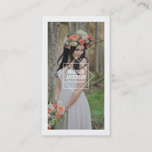 Geometrische bekleding   Visitekaartjes voor fotog