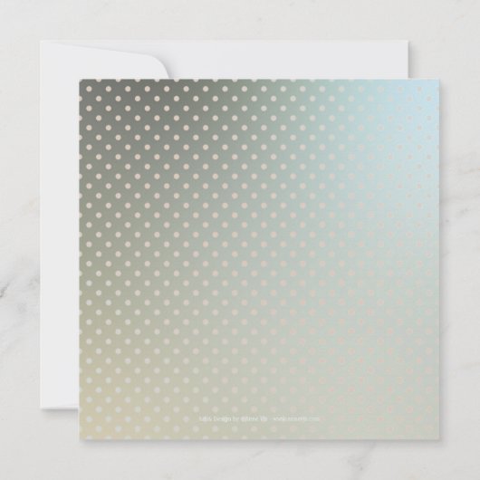 Geometrische betoveringsuitnodiging kaart (Achterkant)