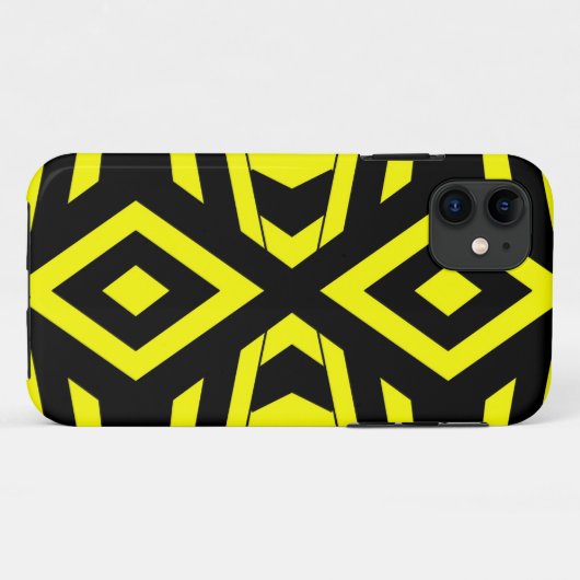 Geometrische bijen Case-Mate iPhone case (Achterkant (horizontaal))