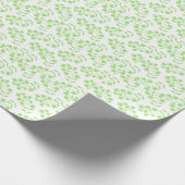 Geometrische bladeren cadeaupapier (Hoek)