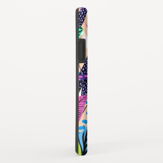 Geometrische bladeren Case-Mate iPhone case (Achterkant/rechts)