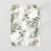 Geometrische bladluis Eucalyptus Elegant Moss Deta Informatiekaartje (Achterkant)