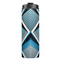 Geometrische blauwe strepen: felle overlay