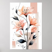 Geometrische bloei III Poster (Voorkant)