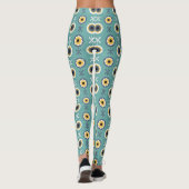Geometrische bloem leggings (Achterkant)