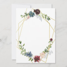 Geometrische & Bloemen bruiloft 