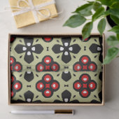 geometrische bloemen tissuepapier (Geschenk)