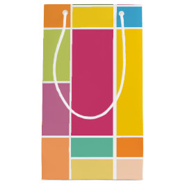 Geometrische blokken speeltijd klein cadeauzakje