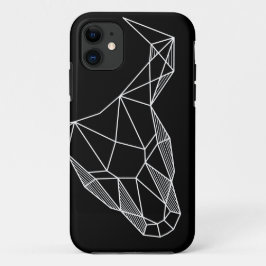Geometrische bull iPhone 11 hoesje