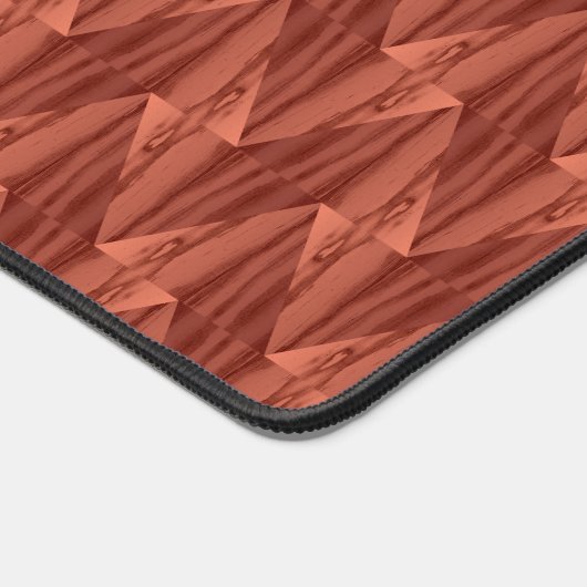 Geometrische Cedar Desk Mat (Hoek)