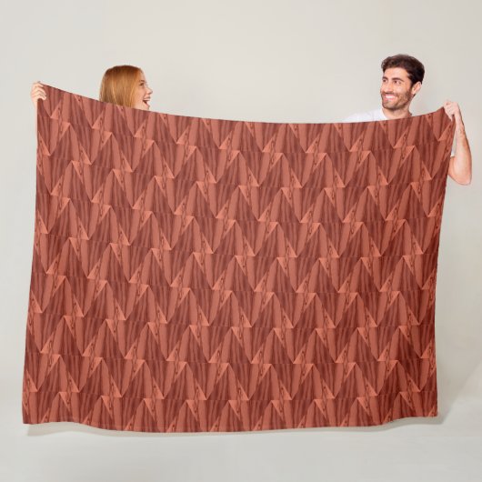 Geometrische cedar Fleece Blanket (3 maten) (In situ)